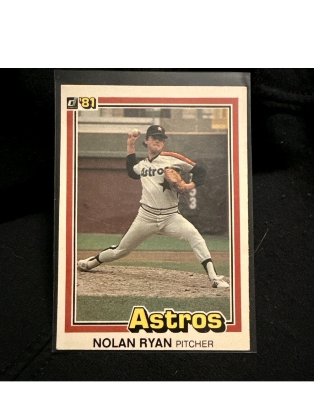 Donruss 1981 Nolan Ryan Houston Astros #260 First Edition Collector Series Card